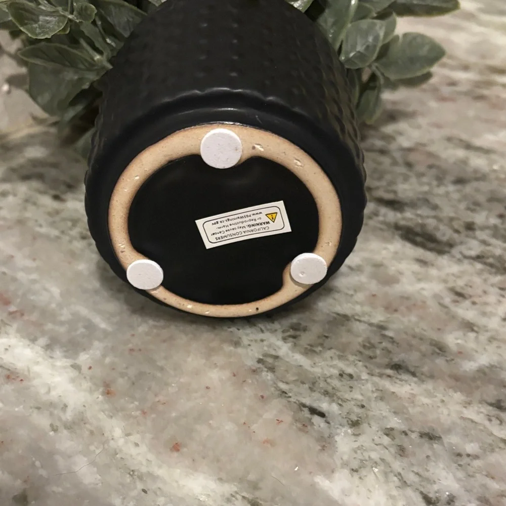 Green Artificial Potted Plant in Black Textured Pot - Home Accents
